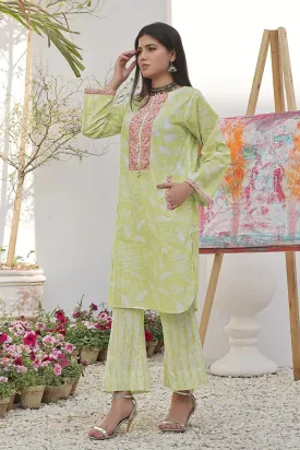 2PC Unstitched Printed Lawn Shirt and Trouser KST-2487