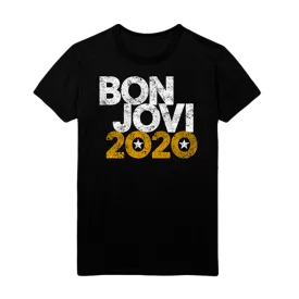 Bon Jovi 2020 Black T-Shirt