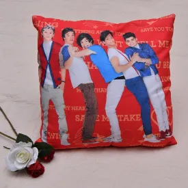 Five Men Printed Filled Cushion