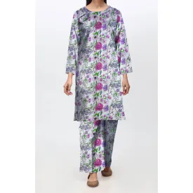 2 PC- Unstitched Digital Printed Linen Suit PW4471