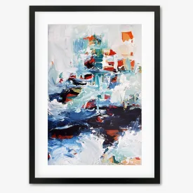 Abstract 163 Framed Art