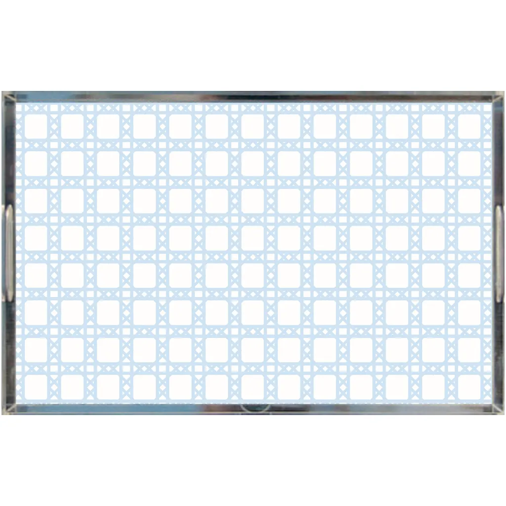 Acrylic Tray - Chippendale Light Blue