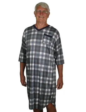 Adaptive Knit V-Neck Nightshirt