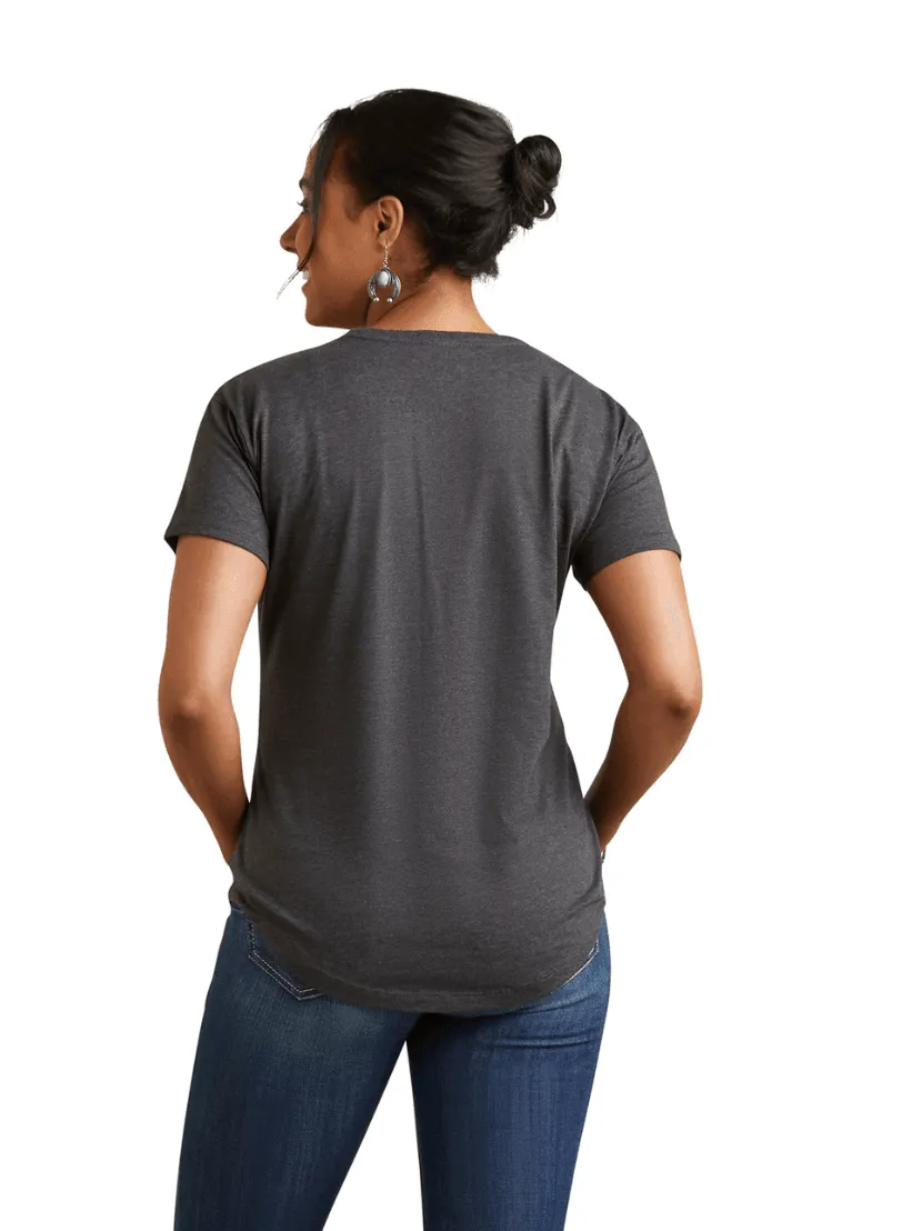 Ariat Women's Ariat Spur Heather Gray Tee 10042791