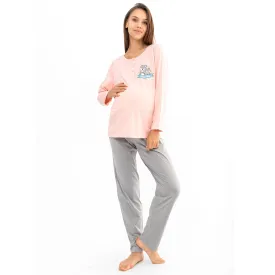 baby mom Pyjama Set - Light Pink