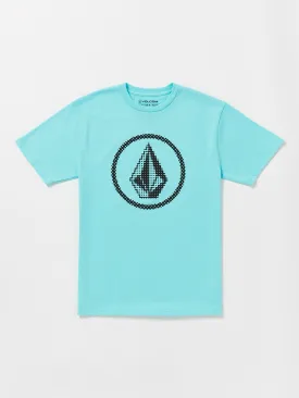 Big Boys Circle Stone Short Sleeve Tee - Neon Blue