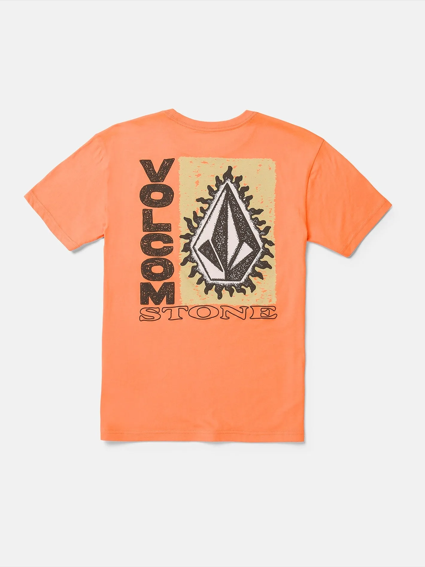 Big Boys Flamed Short Sleeve Tee - Turbo Orange