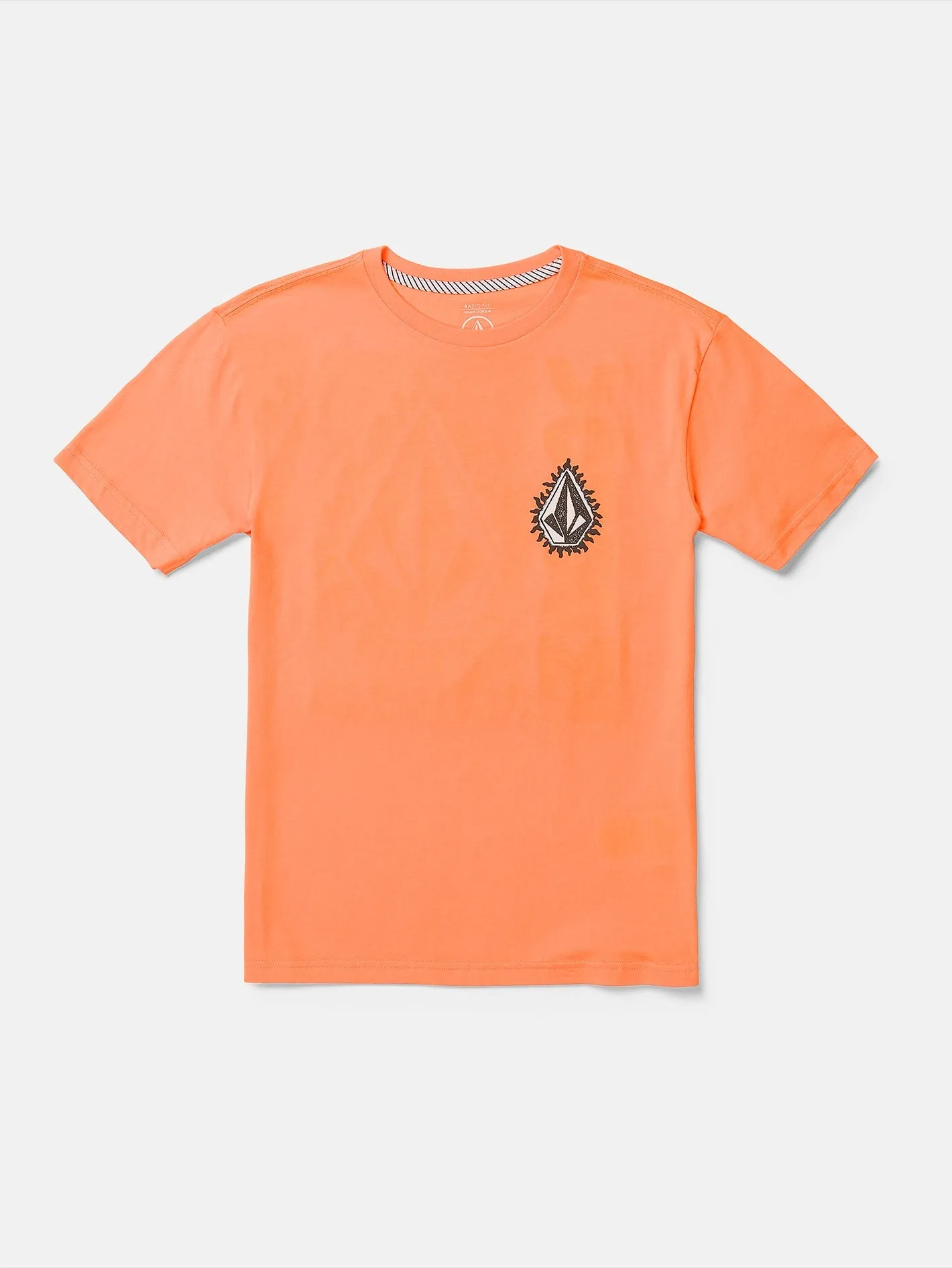 Big Boys Flamed Short Sleeve Tee - Turbo Orange