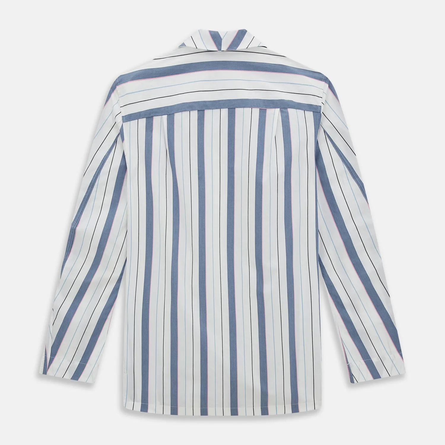 Blue Blazer Stripe Pyjama Shirt