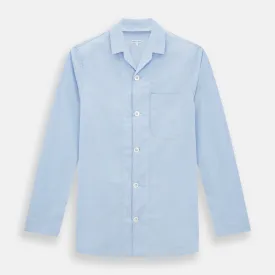 Blue Prince of Wales Check Pyjama Shirt