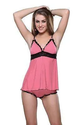 Bold Desire Babydoll Set Light Pink #517