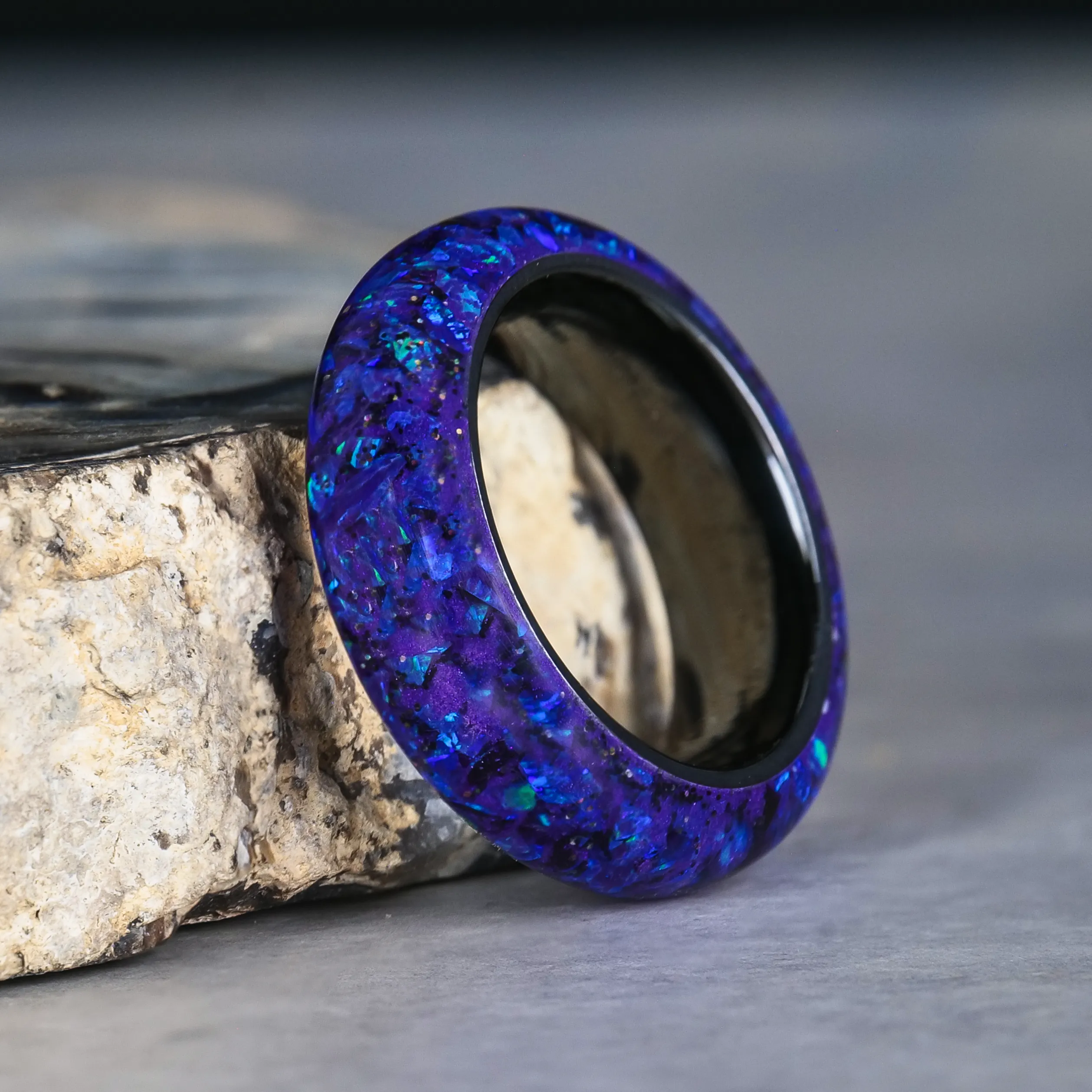 Boundless Lavender Opal Glowstone Ring