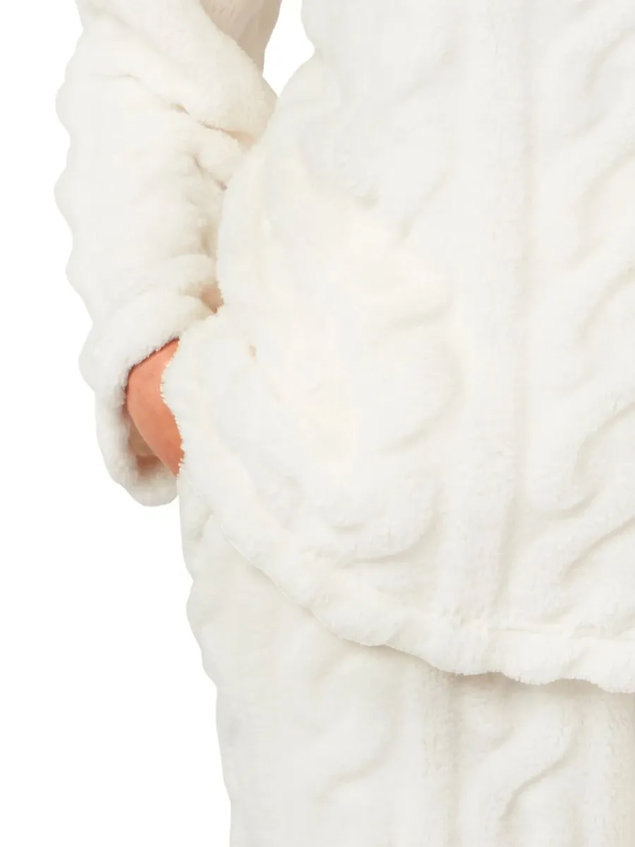 Cable Knit Fleece Pyjama Set