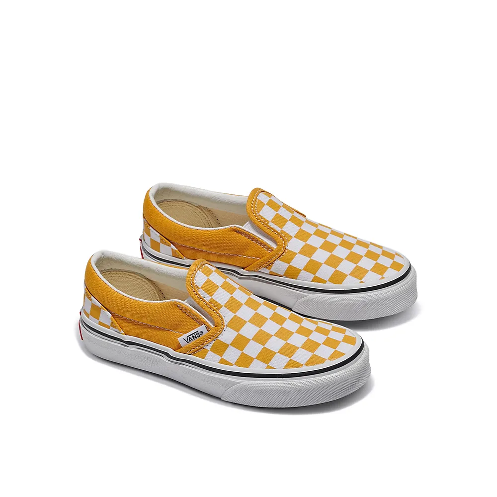 Classic Slip-On PS 'Checkerboard Golden Glow'