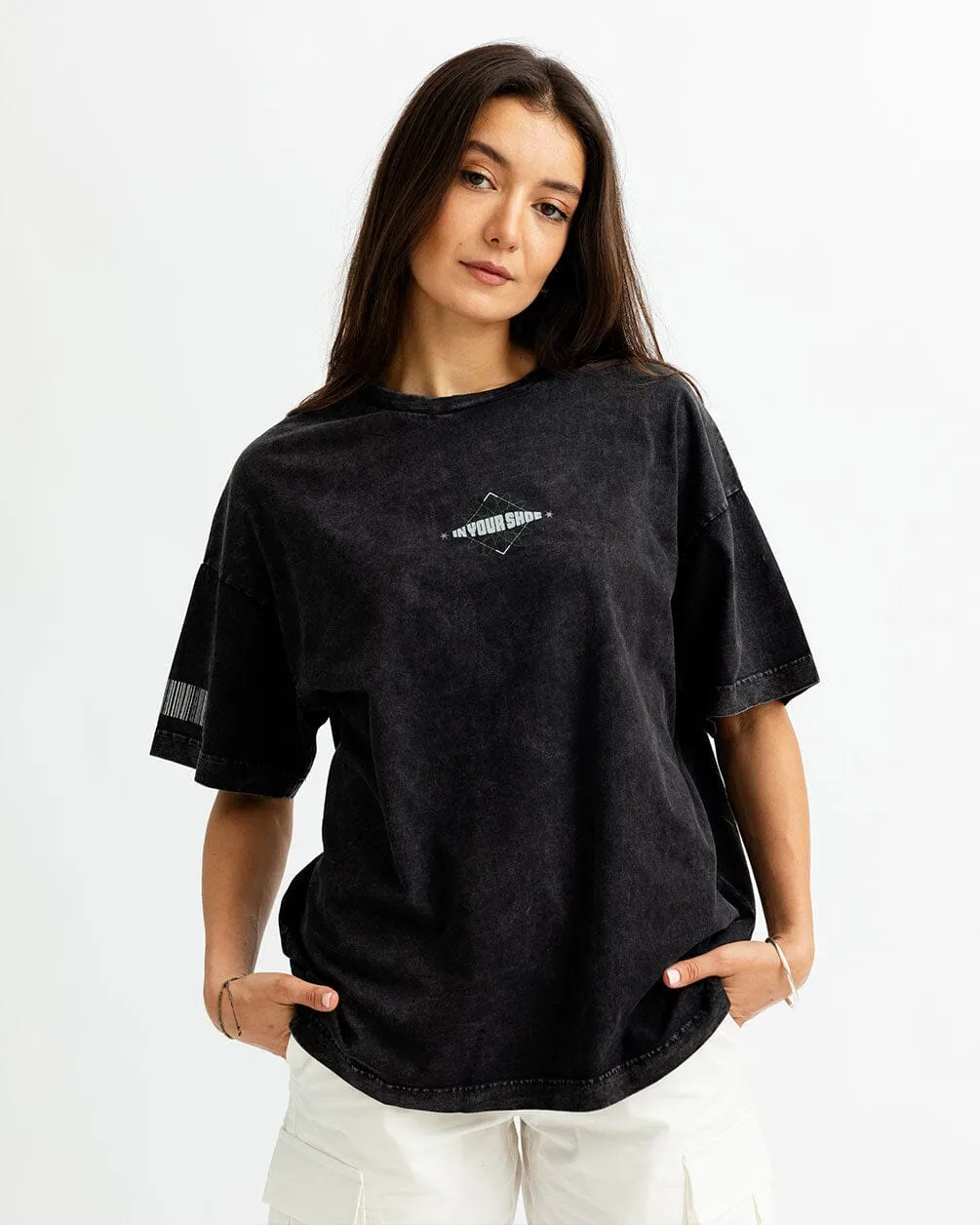 Cosmic Vision Acid Washed Oversized Tee