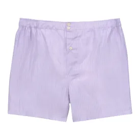 Cotton Boxer Shorts in Lilac