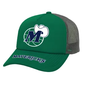 DALLAS MAVERICKS MITCHELL & NESS HARDWOOD CLASSIC ORIGINS TRUCKER CAP