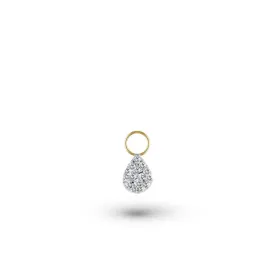 Diamond Small Pear Charm