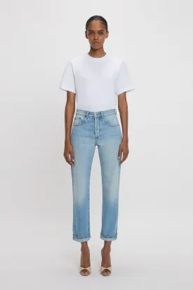 Exclusive Victoria Relaxed Jean In Light Blue Wash