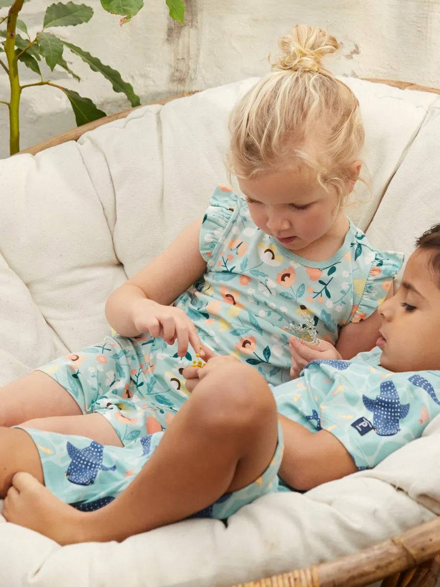 Floral Print Kids Short Pyjamas