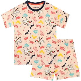 Girls Short DC Superpets Pyjamas