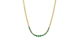 Graduated Emerald Necklace