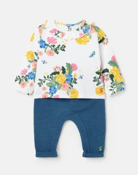 Joules Penny Printed Top & Leggings Set