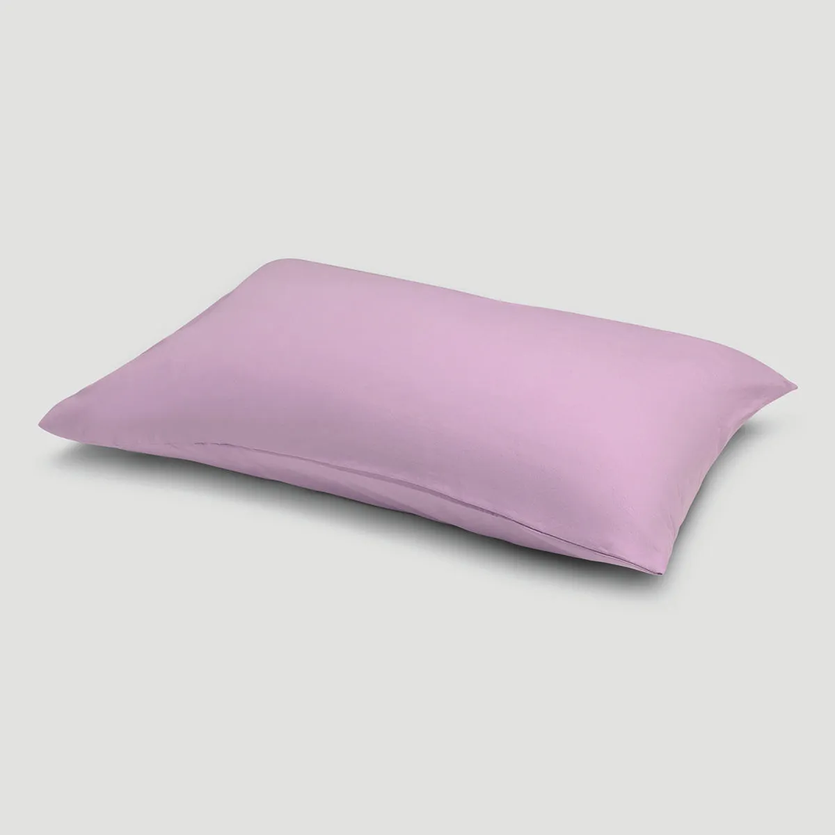 Lavender Washed Cotton Percale Pillowcases (Pair)