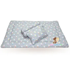 Little Bunny in Pastel Gray - Babycuddleph Comforter