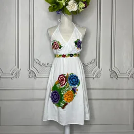 Mexican Halter Dress - Zinnia