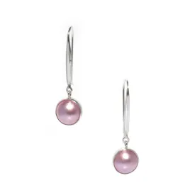 Pandanus Pink Mabe Pearl Earrings