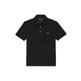 PB Monogram Short-sleeve Polo 'Black'