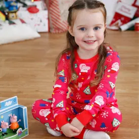 Peppa Pig Snuggle Fit Pyjamas - Christmas