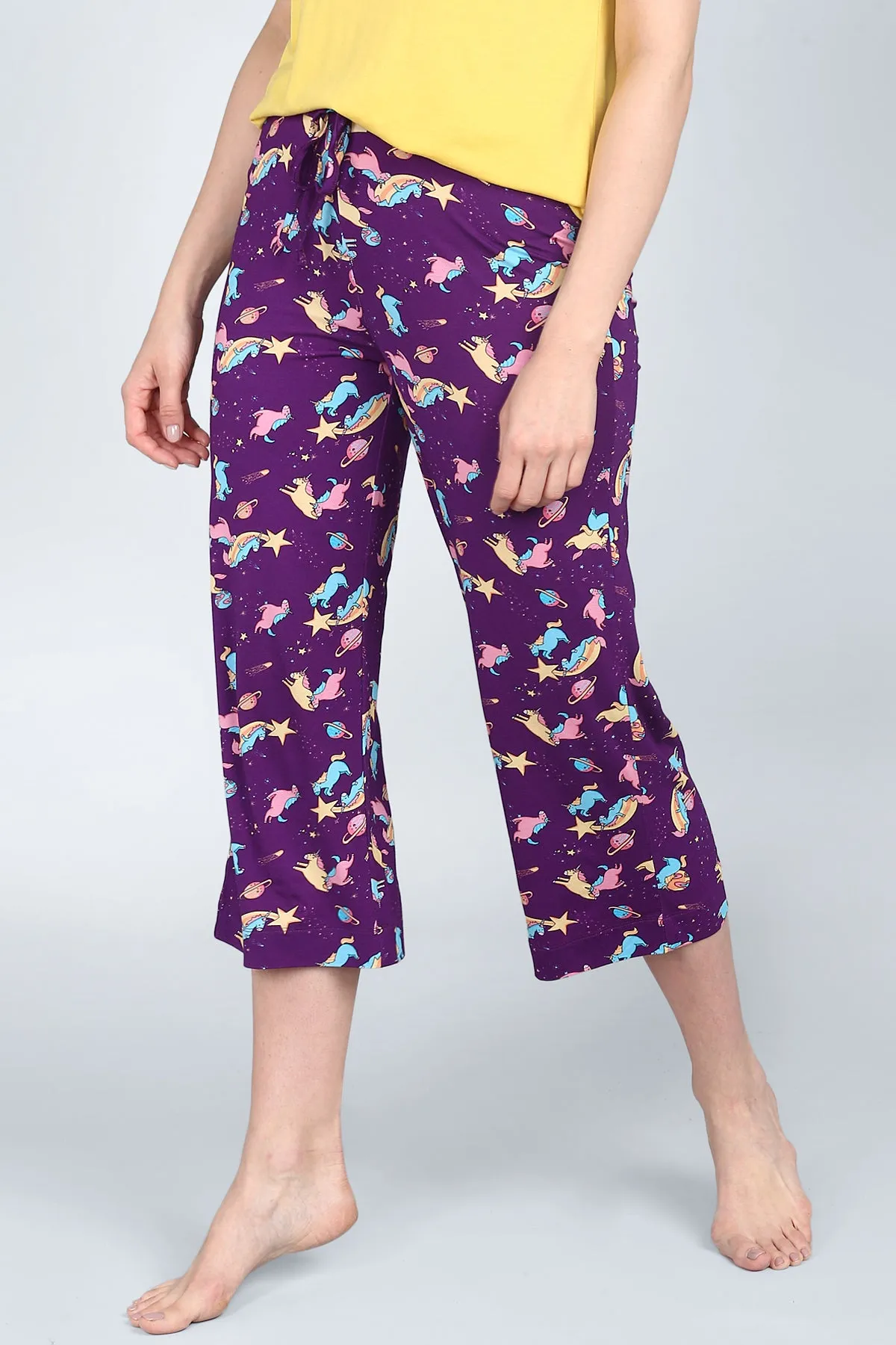 Spaced Out Unicorn Capri