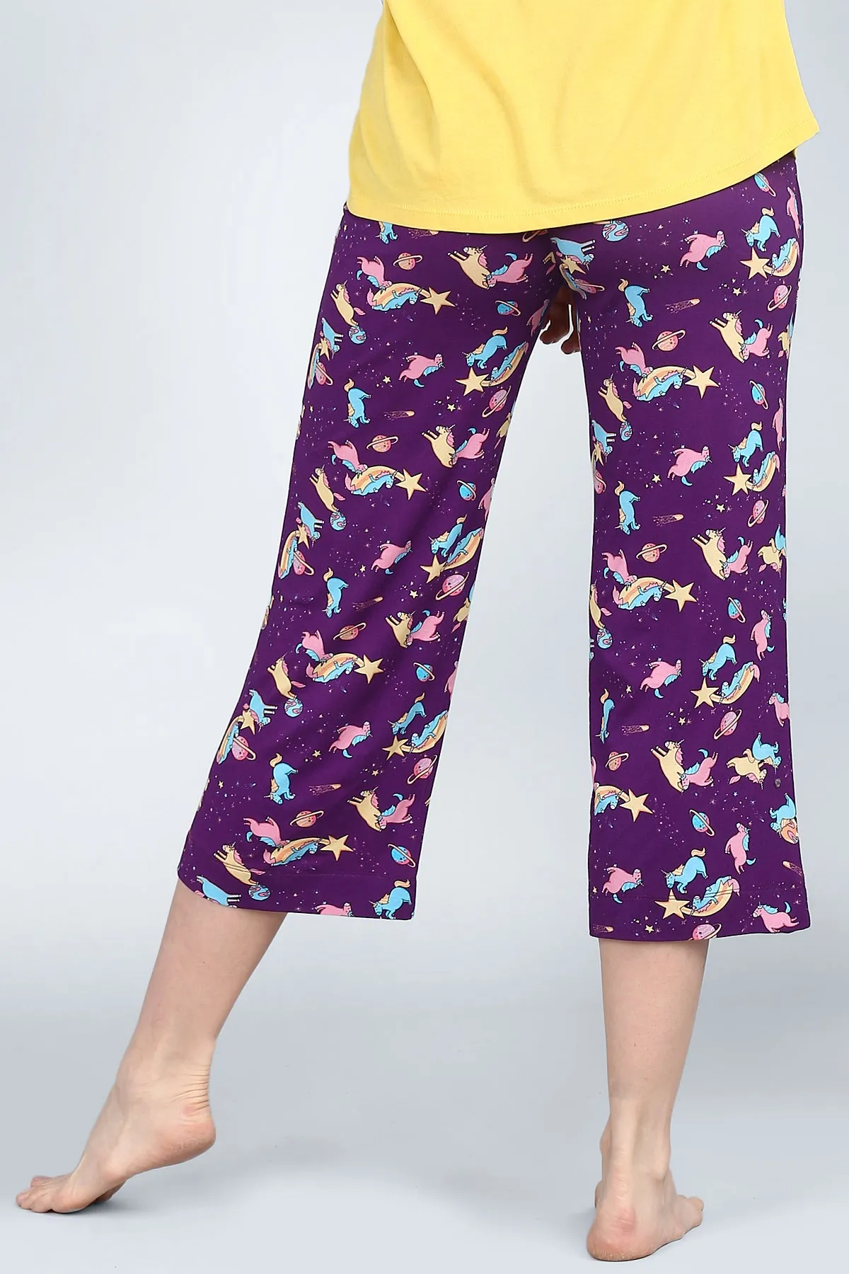 Spaced Out Unicorn Capri