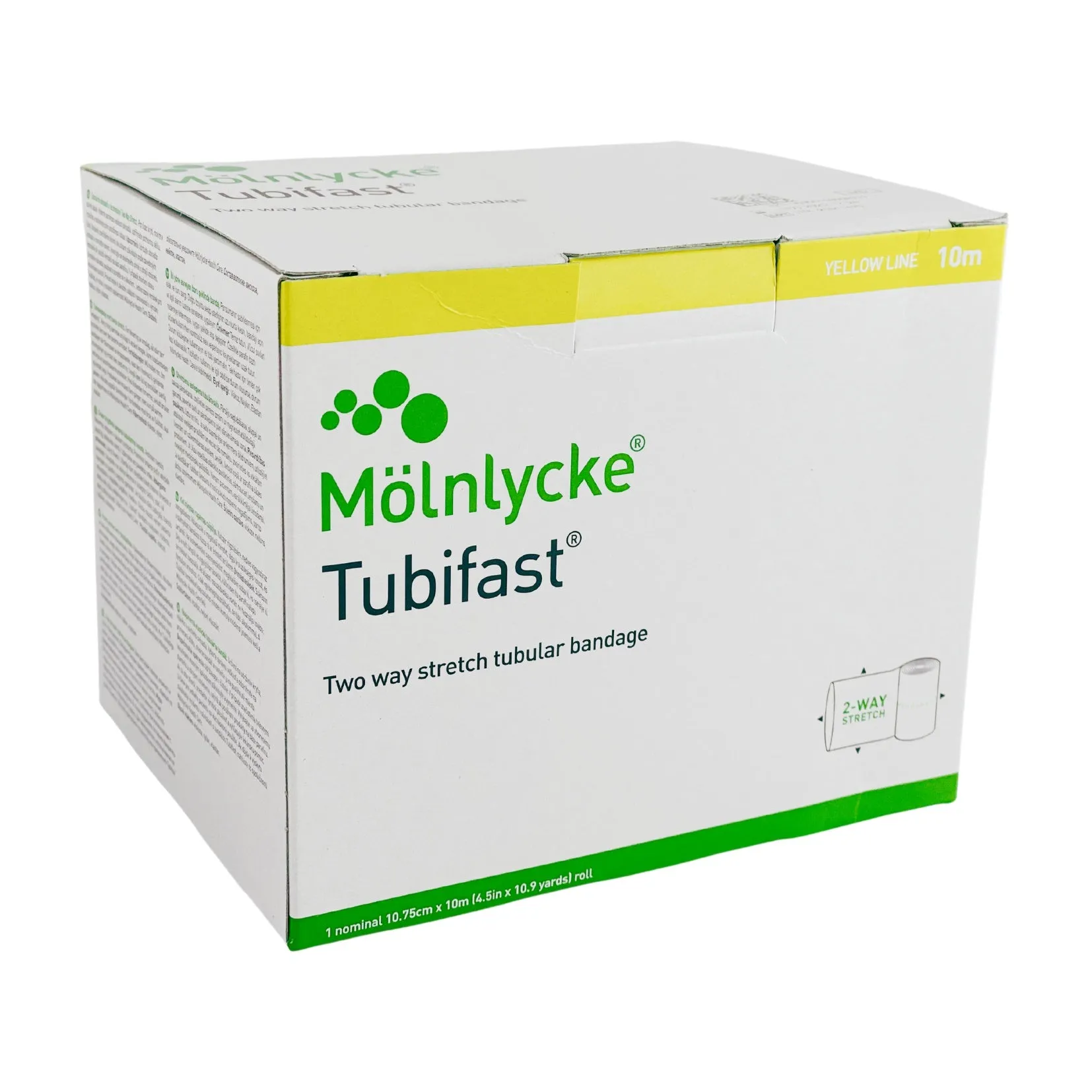 Tubifast Bandage Yellow Line 10m Box