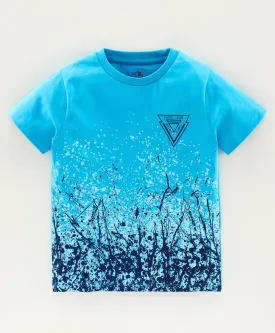 Ventra Bottom Spray T-shirt-Blue